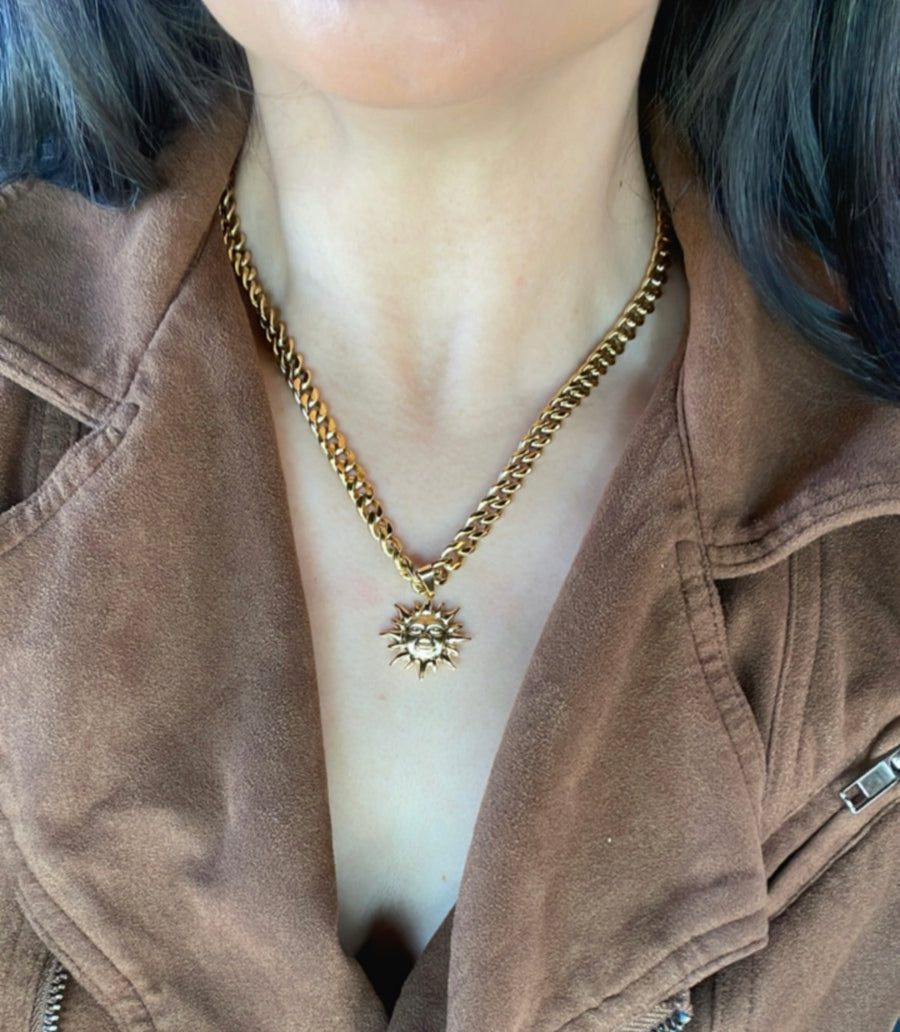 Face Of Sole Necklace