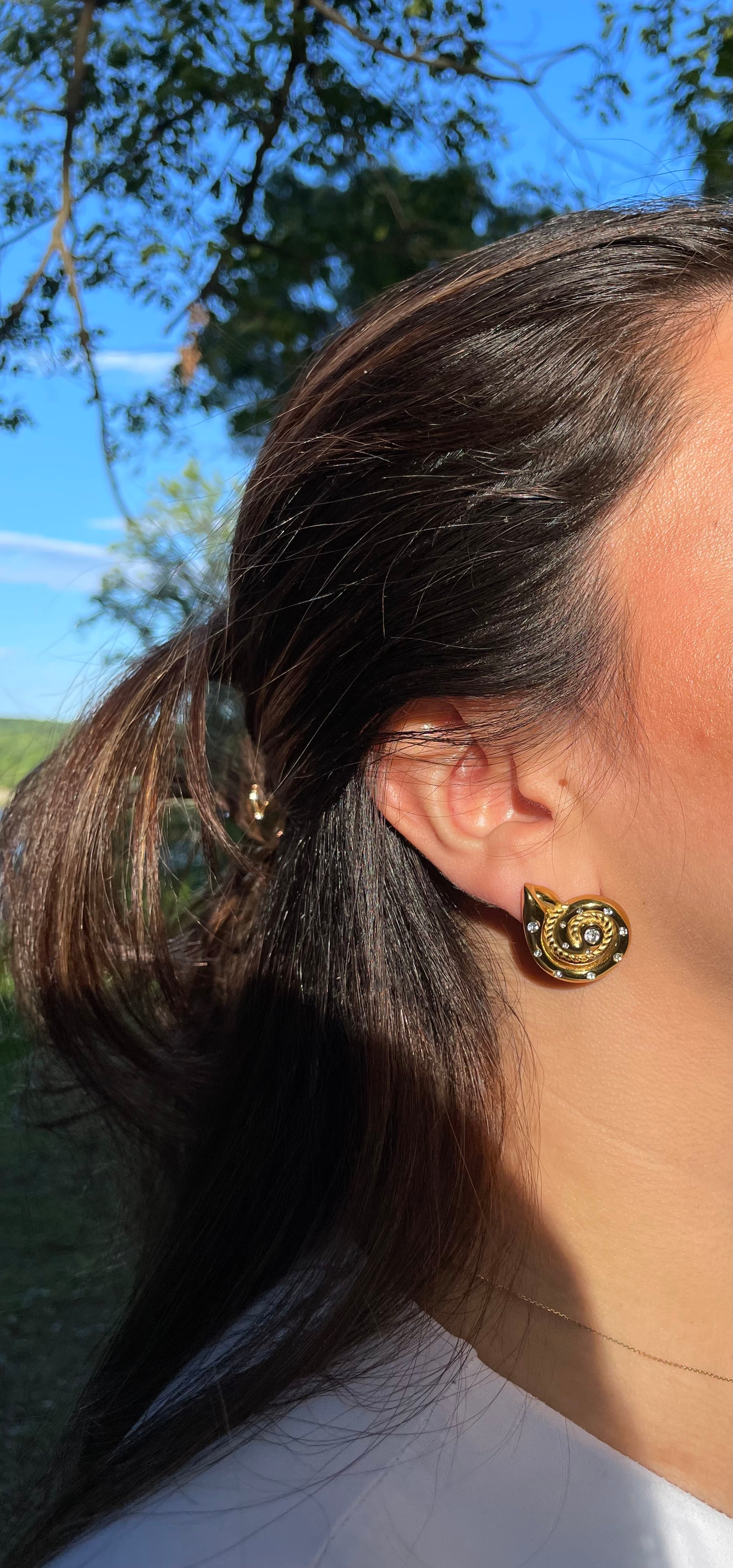 Spiral Luxe Earrings