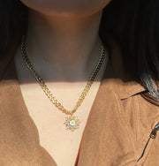 Face Of Sole Necklace