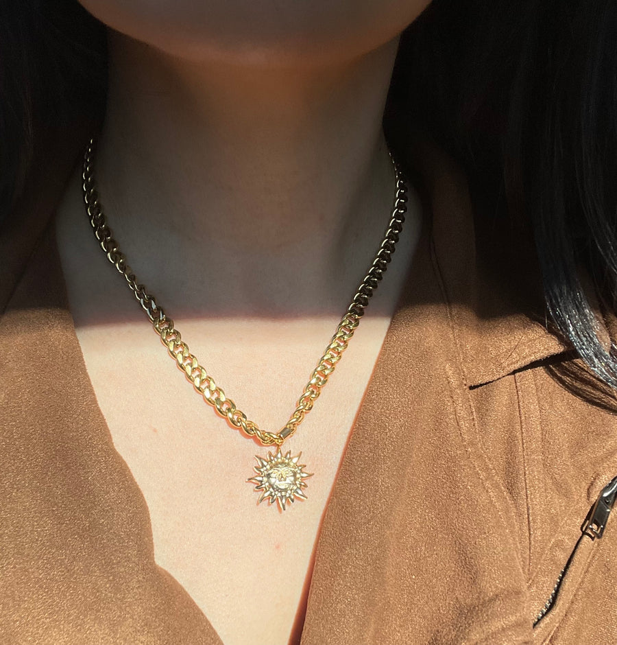 Face Of Sole Necklace