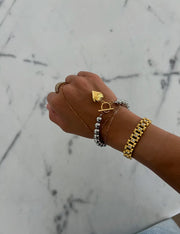 Heart Charm Bracelet
