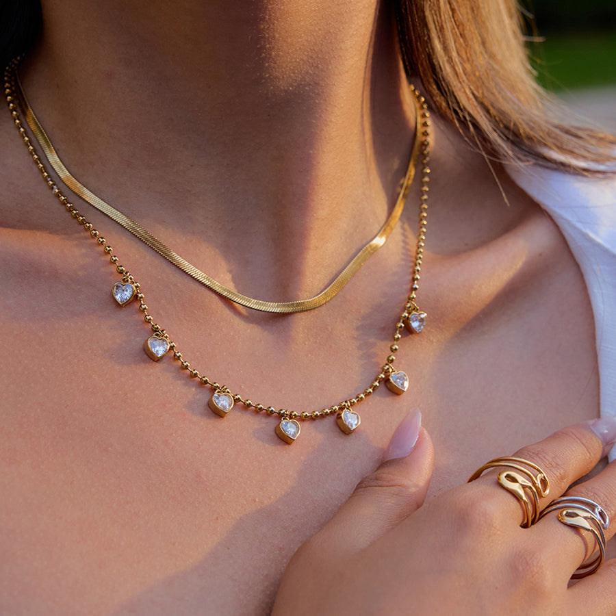 Hearts Necklace