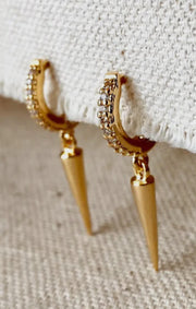 Spike Drop Earrings